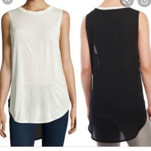 Haute Hippie Two tone Tank